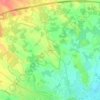 Topografische kaart Gualda, hoogte, reliëf