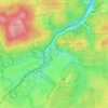 Topografische kaart Am Grünen Koster, hoogte, reliëf