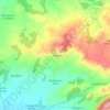 Topografische kaart Bonilla de la Sierra, hoogte, reliëf