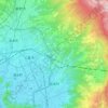 Topografische kaart Kannami, hoogte, reliëf
