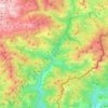 Topografische kaart Saorge, hoogte, reliëf