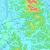 Topografische kaart Munsan-eup, hoogte, reliëf