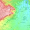 Topografische kaart Poza de la Sal, hoogte, reliëf