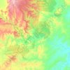 Topografische kaart Baroondah, hoogte, reliëf