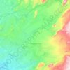 Topografische kaart Ytri-Rangá, hoogte, reliëf