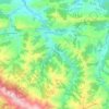 Topografische kaart Rionansa, hoogte, reliëf
