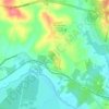 Topografische kaart Karrabin, hoogte, reliëf