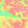 Topografische kaart Чембар, hoogte, reliëf