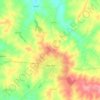Topografische kaart Vitigudino, hoogte, reliëf