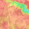 Topografische kaart Auffargis, hoogte, reliëf