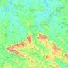 Topografische kaart Serrania, hoogte, reliëf