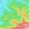Topografische kaart 79295, hoogte, reliëf