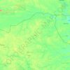Topografische kaart Sahel, hoogte, reliëf