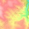 Topografische kaart Chernelytsia, hoogte, reliëf