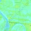 Topografische kaart Desa Penggalang Kecamatan Adipala, hoogte, reliëf
