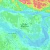 Topografische kaart Île aux Allumettes, hoogte, reliëf