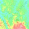 Topografische kaart São Gonçalo do Rio Preto, hoogte, reliëf