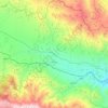Topografische kaart Fiñana, hoogte, reliëf