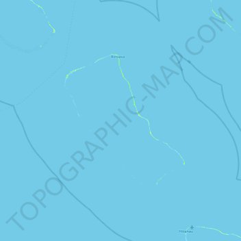 Topografische kaart Fakarava, hoogte, reliëf
