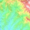 Topografische kaart Thanamandi, hoogte, reliëf