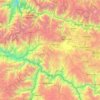 Topografische kaart Anta, hoogte, reliëf
