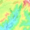 Topografische kaart Descargamaría, hoogte, reliëf