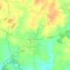 Topografische kaart Pozo de Guadalajara, hoogte, reliëf