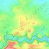 Topografische kaart Trimbs, hoogte, reliëf