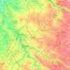 Topografische kaart 85600, hoogte, reliëf