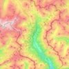 Topografische kaart Poschiavo, hoogte, reliëf