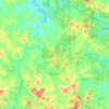 Topografische kaart Perdigão, hoogte, reliëf