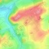 Topografische kaart Wülfte, hoogte, reliëf