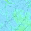 Topografische kaart Oud Gastel, hoogte, reliëf