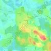 Topografische kaart Otepää linn, hoogte, reliëf