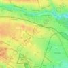 Topografische kaart Cabragh (E.D. Finglas), hoogte, reliëf