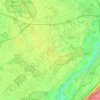 Topografische kaart Peel en Maas, hoogte, reliëf