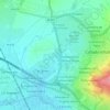 Topografische kaart Jazmines, hoogte, reliëf