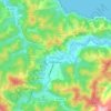 Topografische kaart Berriatúa, hoogte, reliëf