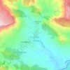 Topografische kaart Derecik, hoogte, reliëf