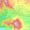 Topografische kaart Padang Panjang, hoogte, reliëf