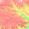 Topografische kaart Peñalba, hoogte, reliëf