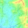 Topografische kaart Caysio, hoogte, reliëf