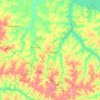 Topografische kaart Guaiçara, hoogte, reliëf