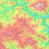 Topografische kaart Lohaghat, hoogte, reliëf