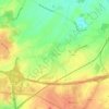Topografische kaart Wangenies, hoogte, reliëf