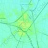 Topografische kaart Tanta, hoogte, reliëf