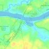 Topografische kaart Chesapeake City, hoogte, reliëf