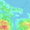 Topografische kaart Port Howe, hoogte, reliëf
