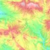 Topografische kaart Benabarre / Benavarri, hoogte, reliëf