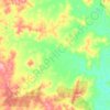 Topografische kaart Coonambula, hoogte, reliëf